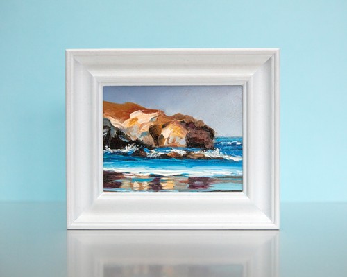 Oil painting original ocean - painting,,
