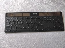Arteck Solar Wireless Keyboard Full Size Solar Recharging Keyboard Model HW126