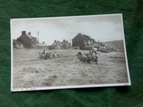 Borth wales the beach - borth,