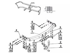 Swan Neck Tow Bar For NISSAN