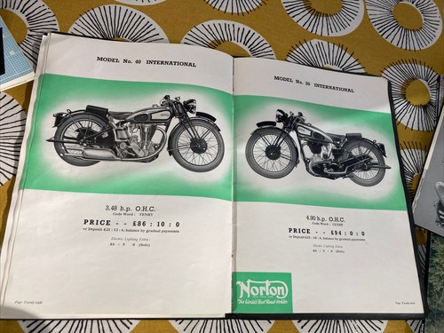 Norton 1937 original - norton,