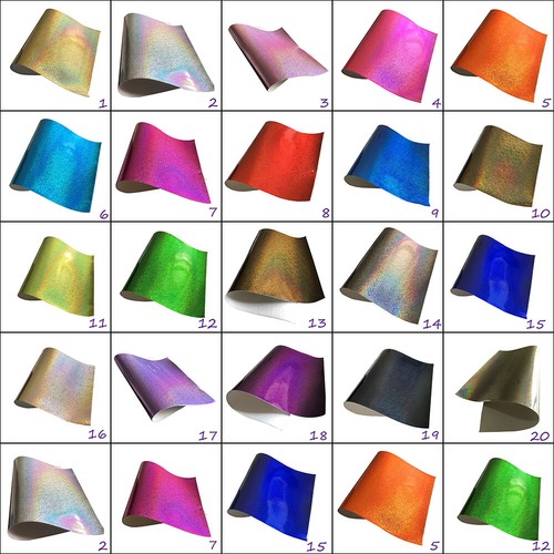Glitter vinyl sheets smooth - glitter,