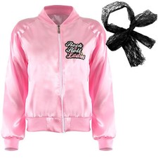 ROCK N ROLL PINK LADIES SATIN