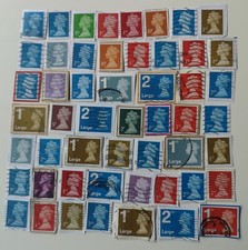 Great Britain Security Machin Definitive Stamps - 50 to 300 Different 