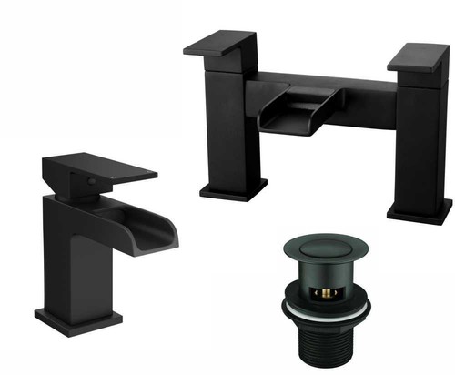 Modern bathroom waterfall - modern,