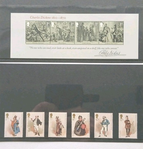 2012 charles dickens mnh - gb,