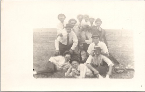 Rppc black white postcard - rppc,