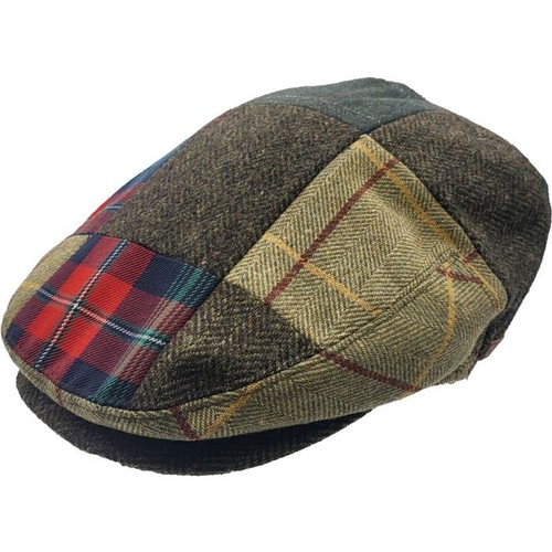 Patchwork flat cap italy - flat, cap-