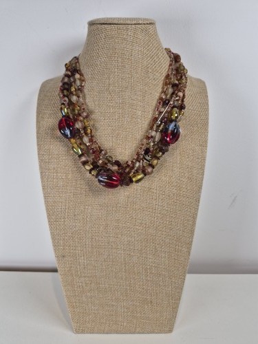 Striking multi strand - multi-strand, beaded