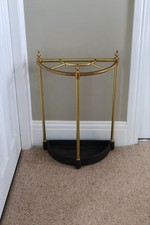 Brass Demi Lune umbrella stick