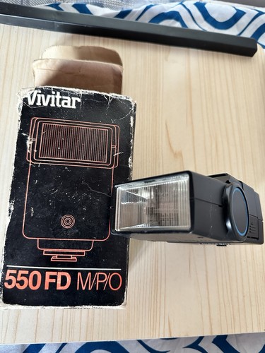Vivitar auto thyristor 550fd - vivitar,