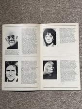 Jeremy Brett & Alex Guinness - 1971 A Voyage Around My Father Theatre Programme