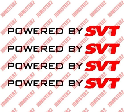 Powered svt decal ford - decal,