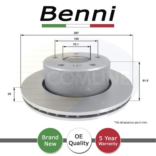 Brake disc front benni - disc, fits