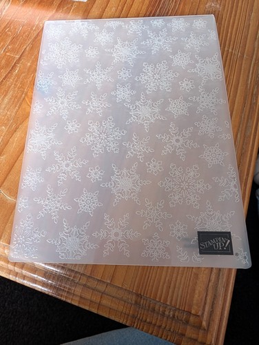 Used stampin winter snow - used, up!