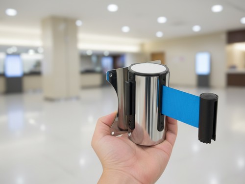 Wall mount retractable belt - retractable,