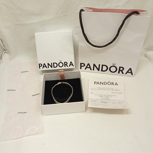 Pandora mesh bracelet silver - bracelet,