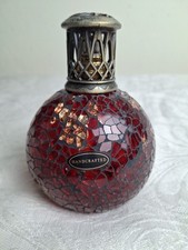 Lamp Berger Paris Red Glass Oil Lamp Defuser 