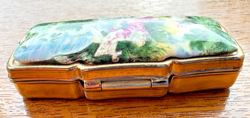Japanese pill box painted - japanese,