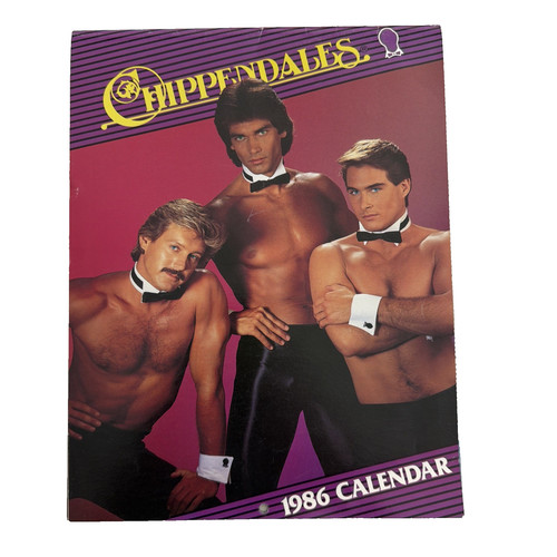 Vintage 1986 chippendales wall - vintage,