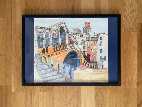 Venetian bridge - a,
