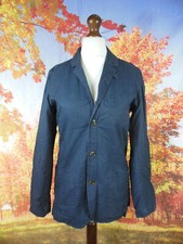 Fat Face blue 100% cotton Suit Blazer Jacket. UK men's size XS