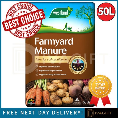 Westland farmyard manure 50l - manure,