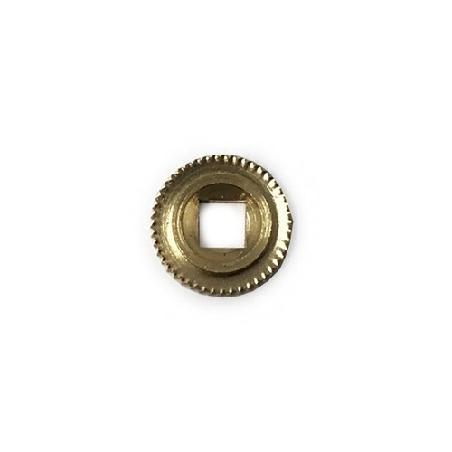 Round square hole brass - brass, bush