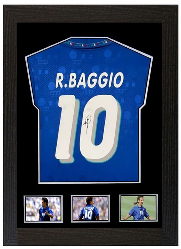 Roberto baggio a3 signed - -,