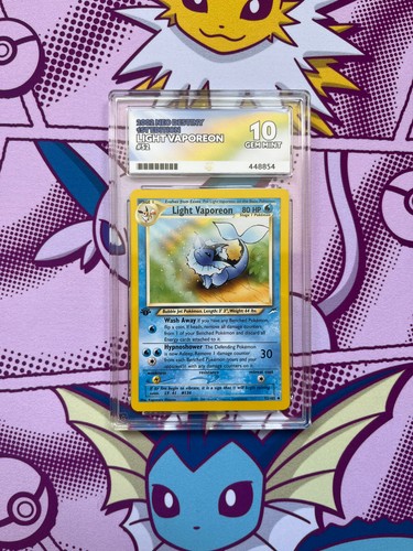 Pokemon tcg light vaporeon - tcg,