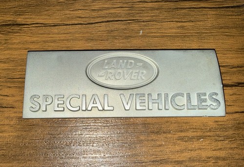 Rare land rover - *rare*, special