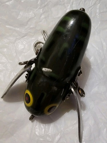 Antique rare wooden heddon - rare,