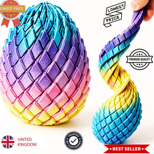 Printed dragon egg fidget - 3d,