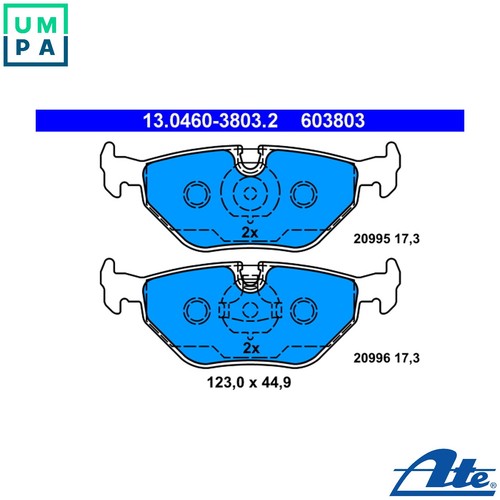 Brake pad set - set,