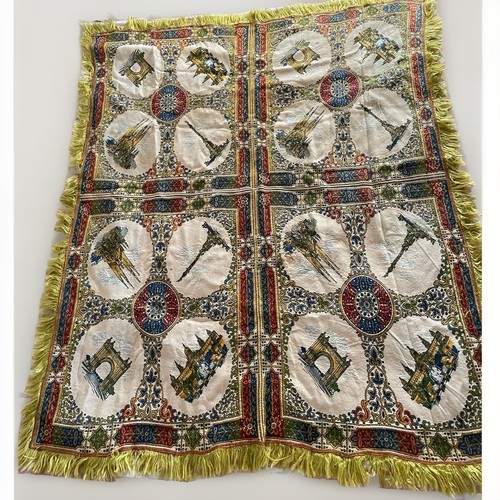 Vintage spanish woven jacquard - vintage,
