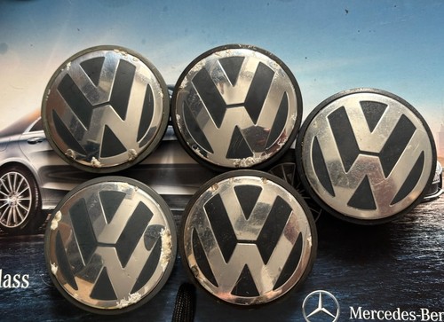 Five volkswagen wheel - five, center