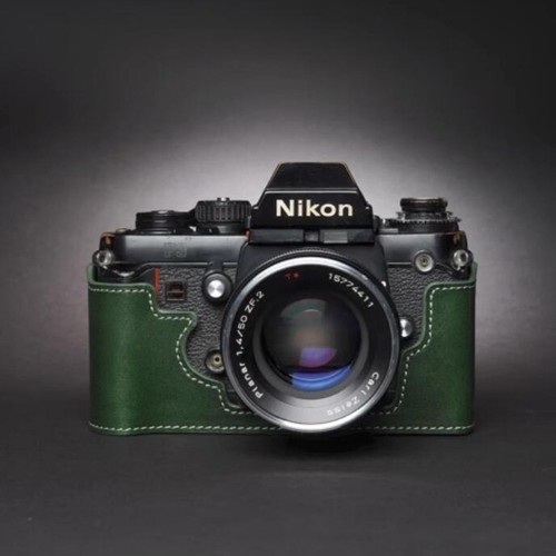 Genuine leather half camera - genuine,