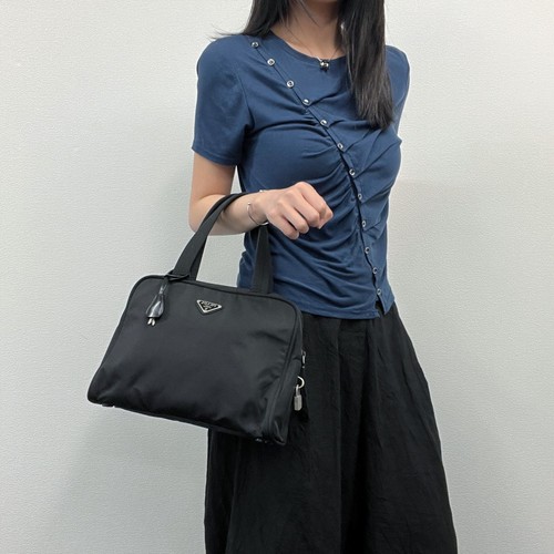 Auth prada nylon leather - auth,
