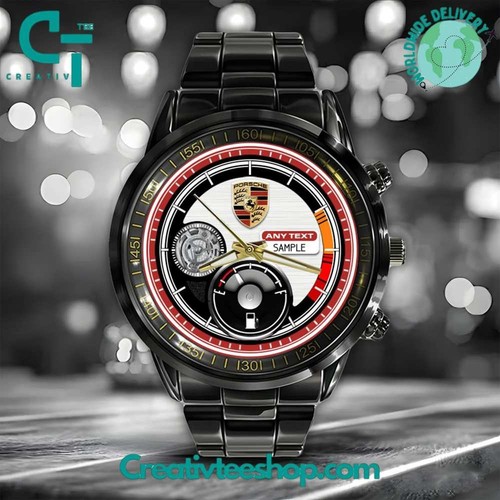 Porsche stainless steel watch - porsche,