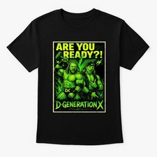 D-Generation X “Are You Ready?!” WWF Attitude Era Unisex Adults & Kids T-Shirt
