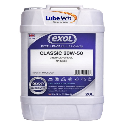 Exol classic 20w50 engine - exol, oil