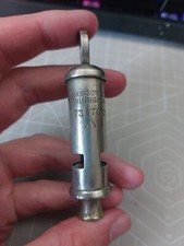 Rare Vintage Military J. Hudson Co Birmingham 973-7001 Broad Arrow Whistle
