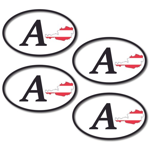 Country sticker 4pcs 8x5cm - country,