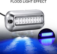 ALLOMN Marine LED Boat Light, 12V 27 LEDs Stainless Steel Navigation Signal Ligh