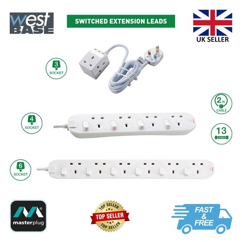 Masterplug switched - switched, 2m