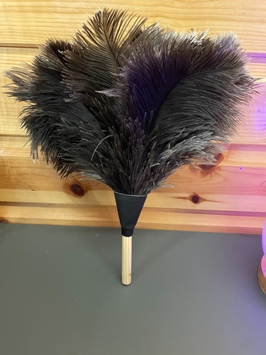 Ostrich brown feather duster - brown,