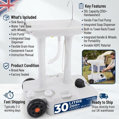 Mobile hygiene wash basin with - hygiene,