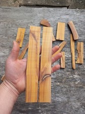 Australian Wild Sandalwood Veneer Thin offcuts for incense burning/bookmarks/etc