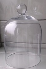 Vintage Glass Cloche Dome, Display Bell Jar - Candle Snuffer
