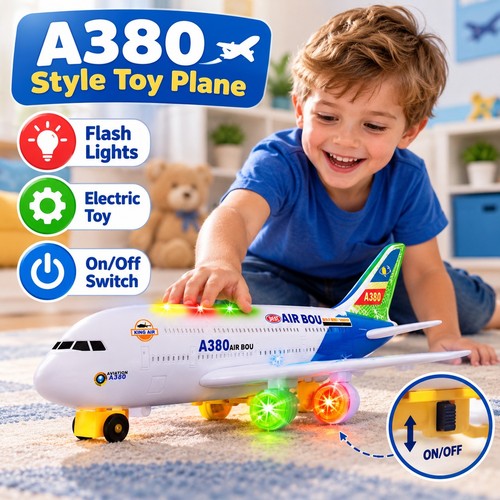 Toy kids plane - race, airbus